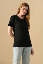 Sterio Pace V-Neck Cotton T-Shirt for Women