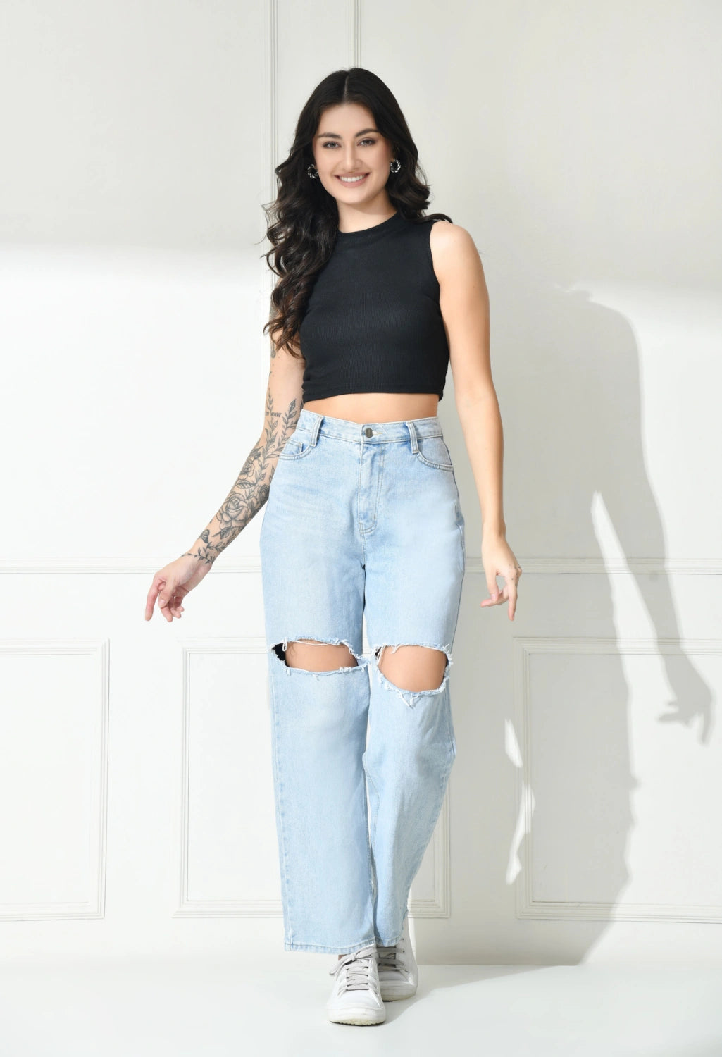 Sterio Pace Women High Neck Crop Top