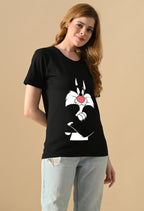 Women Looney Tunes Graphic Printed T-Shirt