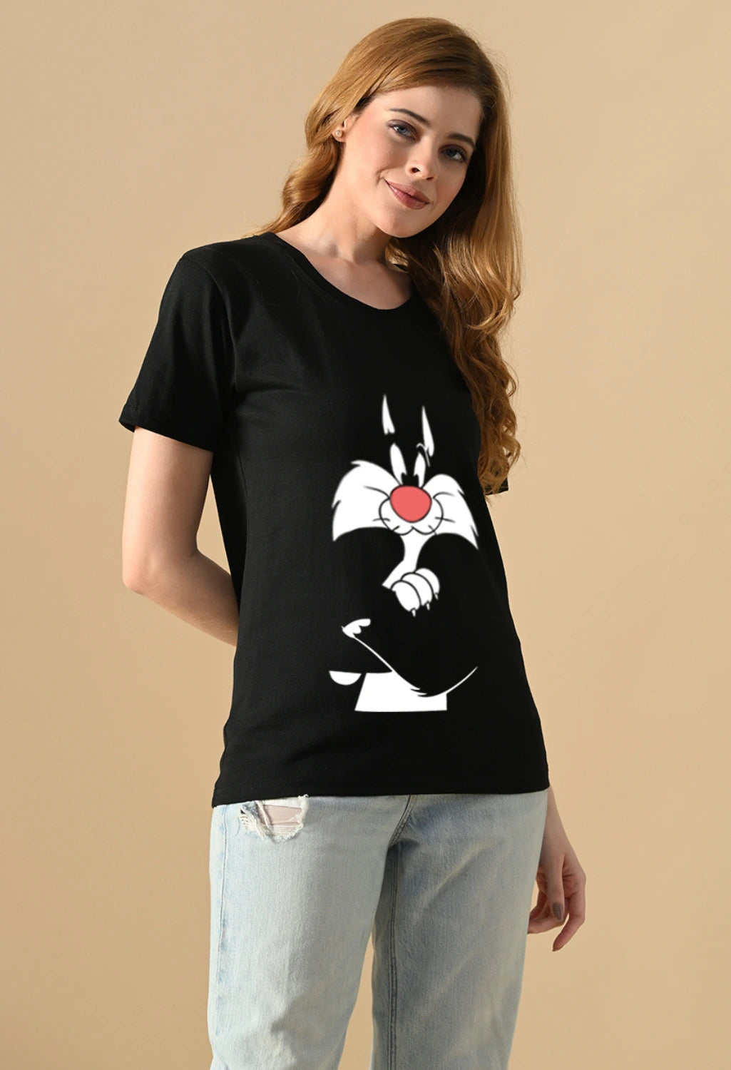 Women Looney Tunes Graphic Printed T-Shirt