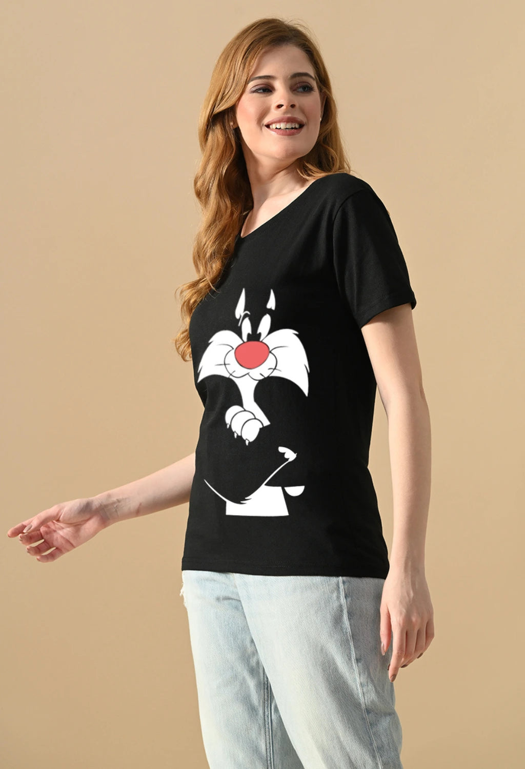 Women Looney Tunes Graphic Printed T-Shirt