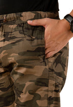 STERIO PACE Men Camouflage Print Fitted Joggers
