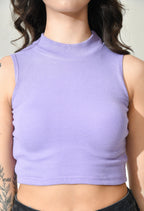 Sterio Pace Women High Neck Crop Top