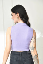 Sterio Pace Women High Neck Crop Top