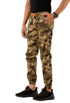 Sterio Pace Men Camouflage Printed Relaxed Straight Leg Joggers