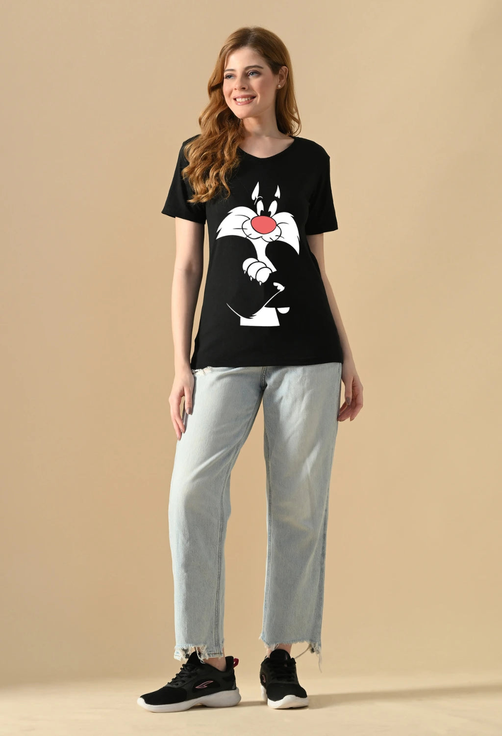 Women Looney Tunes Graphic Printed T-Shirt