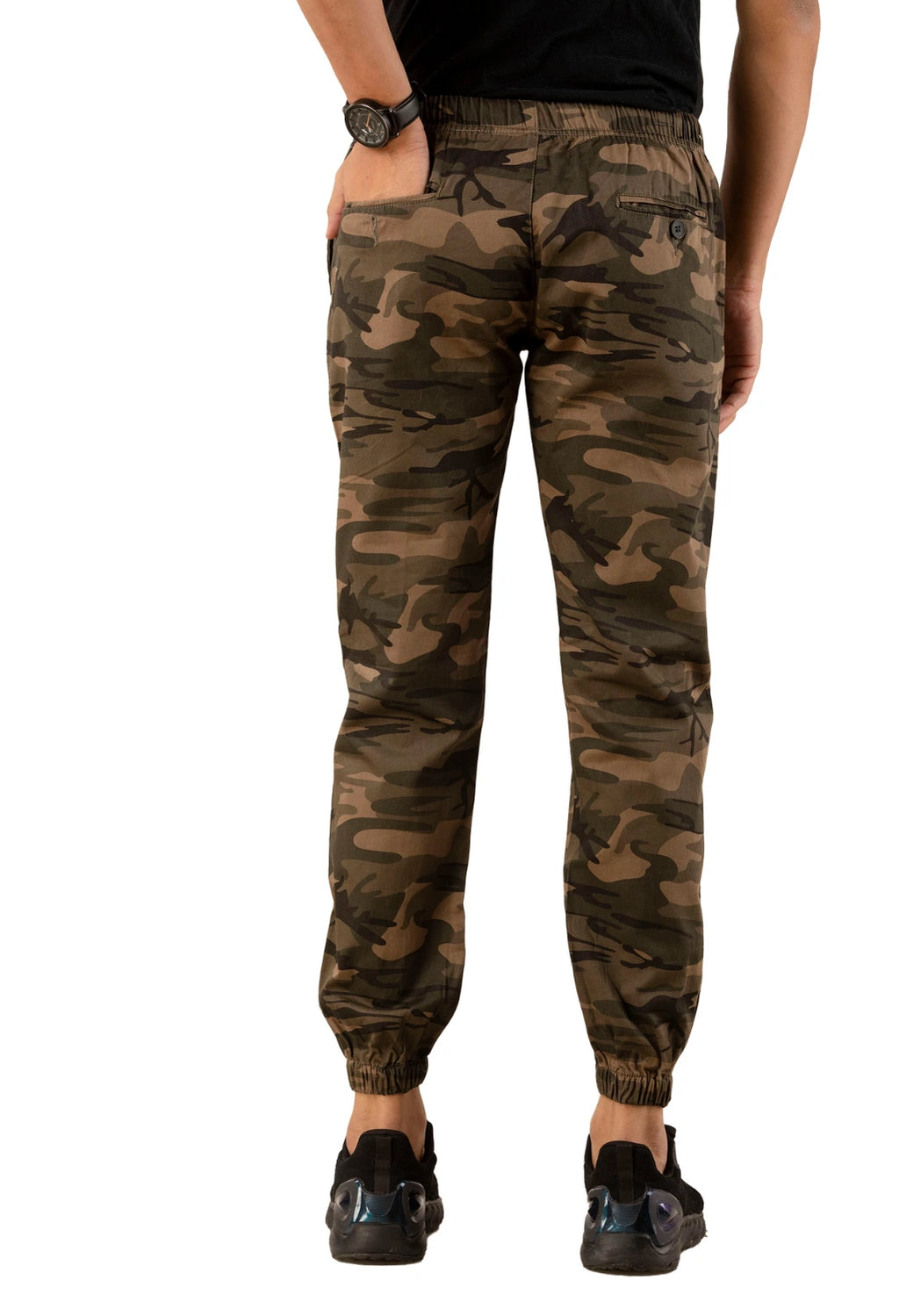 STERIO PACE Men Camouflage Print Fitted Joggers