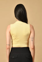 Sterio Pace Women High Neck Crop Top