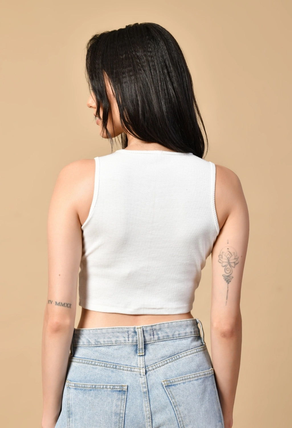 Women Ribbed Slim Fit Round-Neck Top